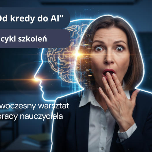 „Od kredy do AI – nowoczesny warsztat  pracy nauczyciela” – cykl szkoleń